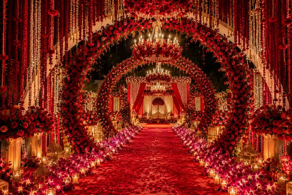 Grand Floral Entrance Decoration
