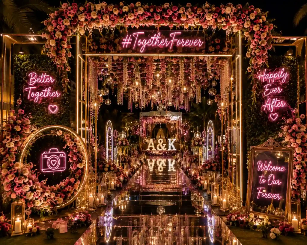 Instagram-Worthy Wedding Entrance