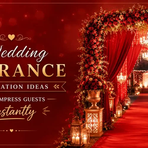 Wedding Entrance Decoration Ideas That Impress Guests Instantly