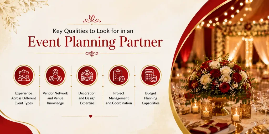 Key qualities of event planning partner