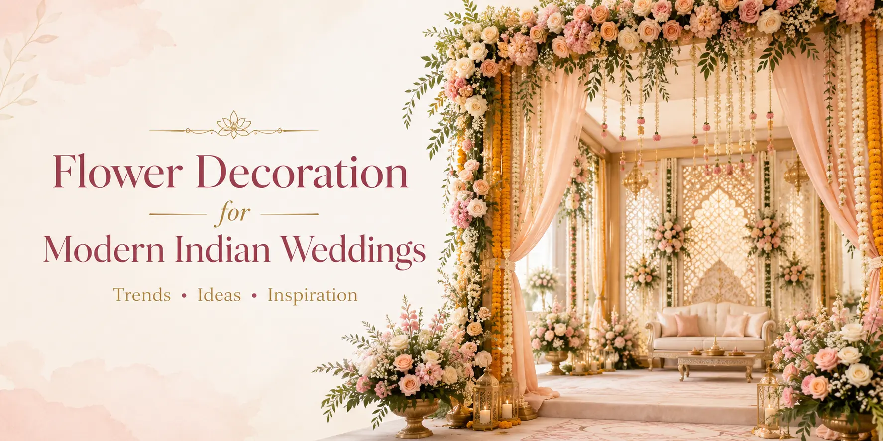 Wedding flower decoration