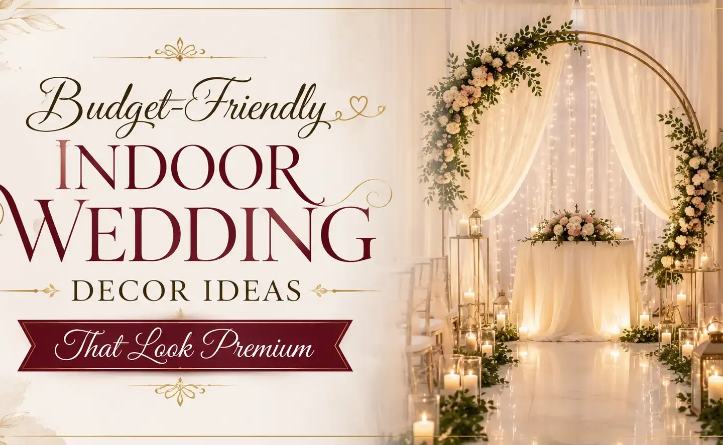 indoor weddin decoration ideas