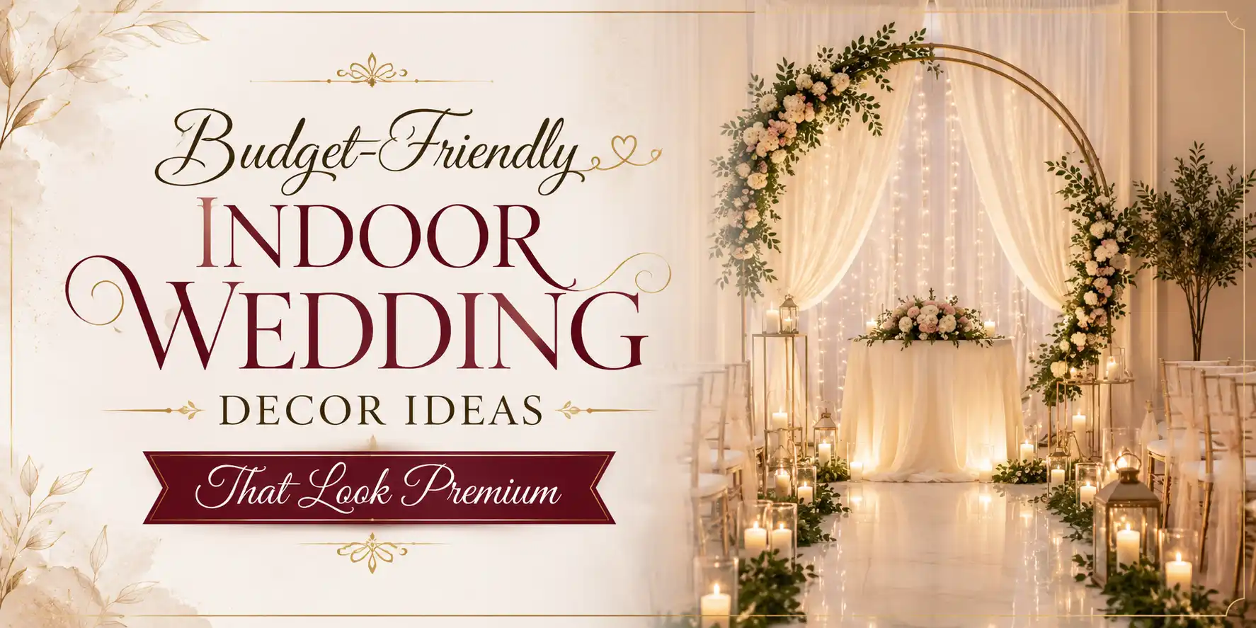 indoor weddin decoration ideas