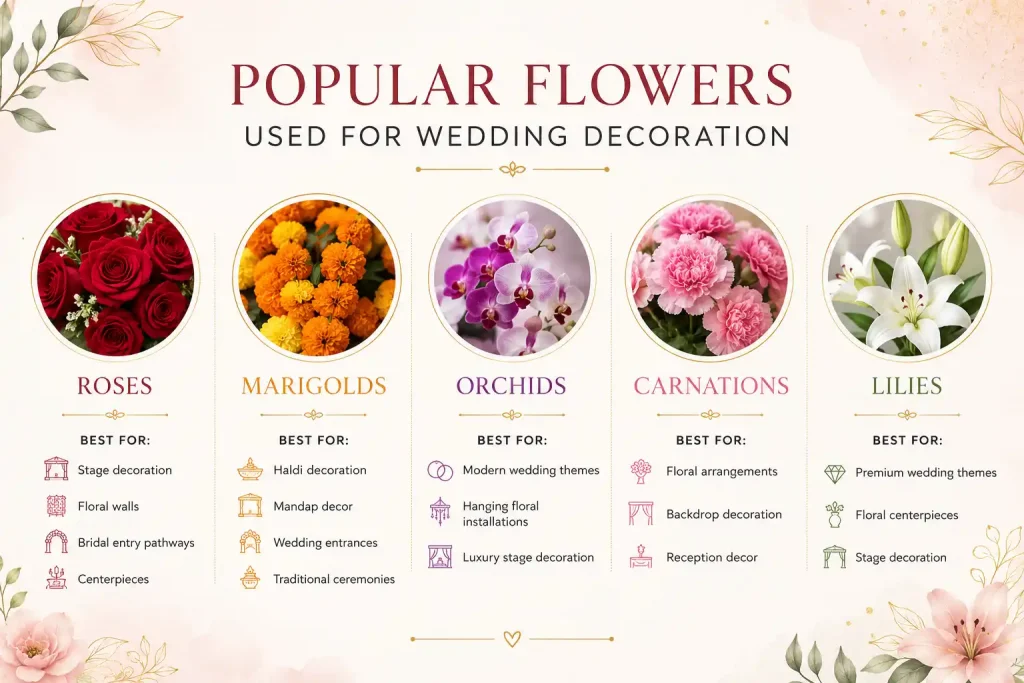 Popular flower decoration