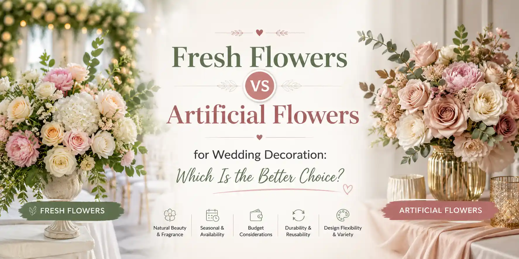 Flowers for Wedding Decoration